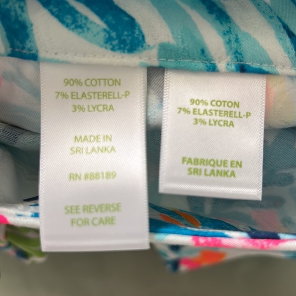 Lilly Pulitzer Kelly Ankle Skinny Pants Serene Blue - Picture 6 of 6